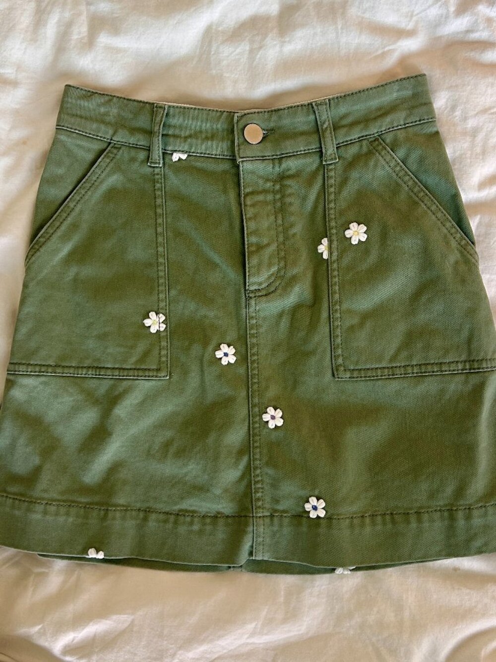 Stella McCartney A-line Mini Skirt - 26 inch waist